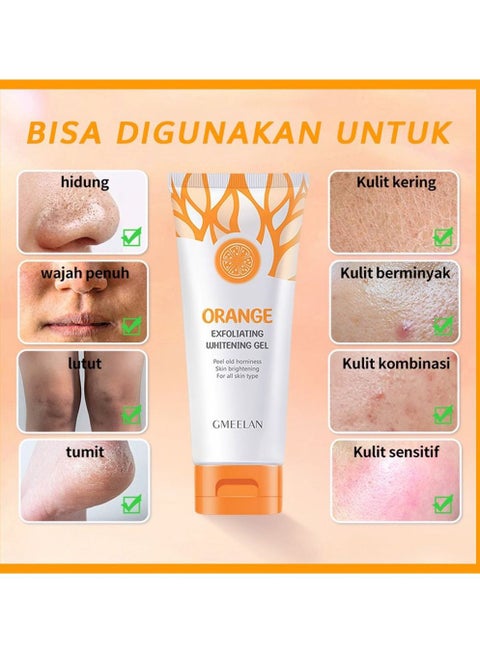 🍊 Orange Exfoliating Gel – Face & Body
