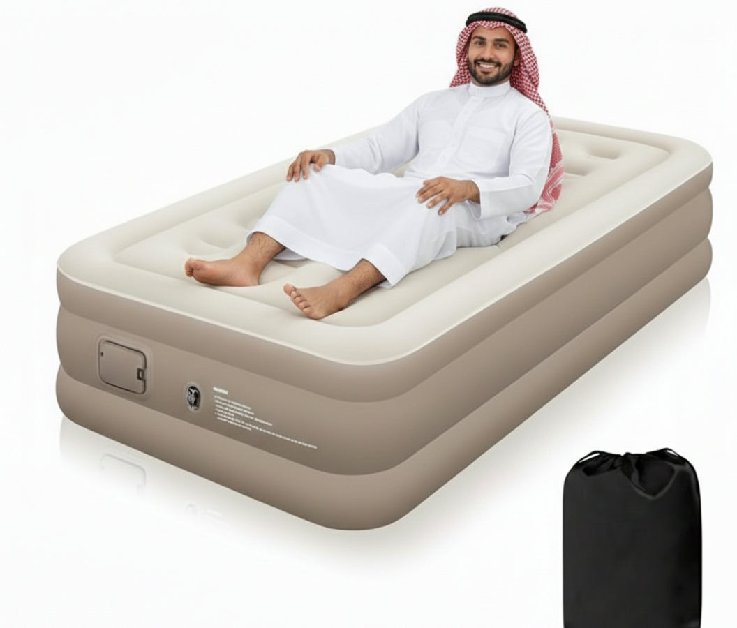 Inflatable Airbed with Pump - 1st Check Parcel then Pay