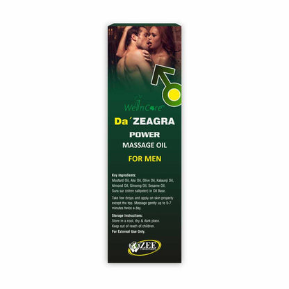 💧 ZEAGRA Power Massage Oil – For Men | 100% Guaranteed